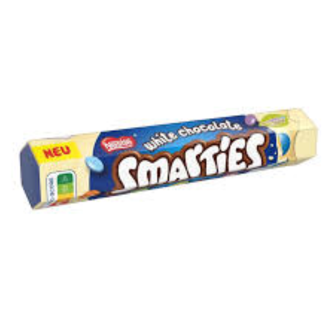 NESTLE SMARTIES WHITE CHOCOLATE 120G
